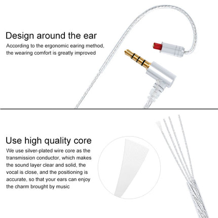 Iron Triangle IM Series Plug Silver-plated Headphone Wire with Mic