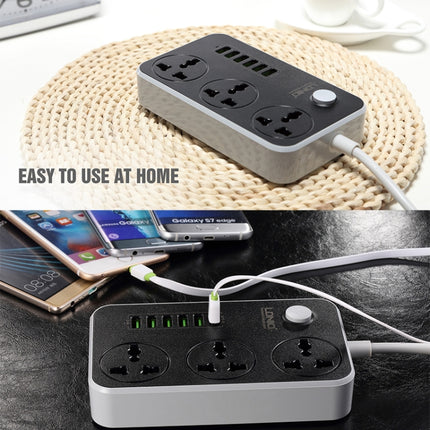LDNIO SC3604 6 x USB-Anschlüsse Multifunktions-Reisesteckdose für Zuhause und Büro, Kabellänge: 2 m, US-Stecker, SAS8611AUK, SAS8611AUS, SAS8611BUK, SAS8611BUS, SAS8611EU