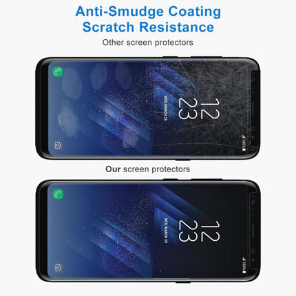 For Galaxy S8+ / G955 0.26mm 9H Surface Hardness 3D Explosion-proof Non-full Screen Curved Case Friendly Tempered Glass Film with Fully Adhesive