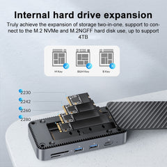 ORICO DPM2P9 M.2 Festplattenkassette mit 10 in 1 HUB Multifunktionale Dockingstation