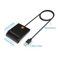 ROCKETEK SCR1 CAC ID SIM Chip Smart Card Reader, SCR1