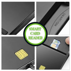 ROCKETEK SCR1 CAC ID SIM Chip Smart Card Reader, SCR1