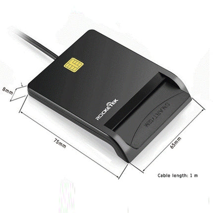 ROCKETEK SCR1-C CAC ID SIM Chip Smart Card Reader, SCR1-C