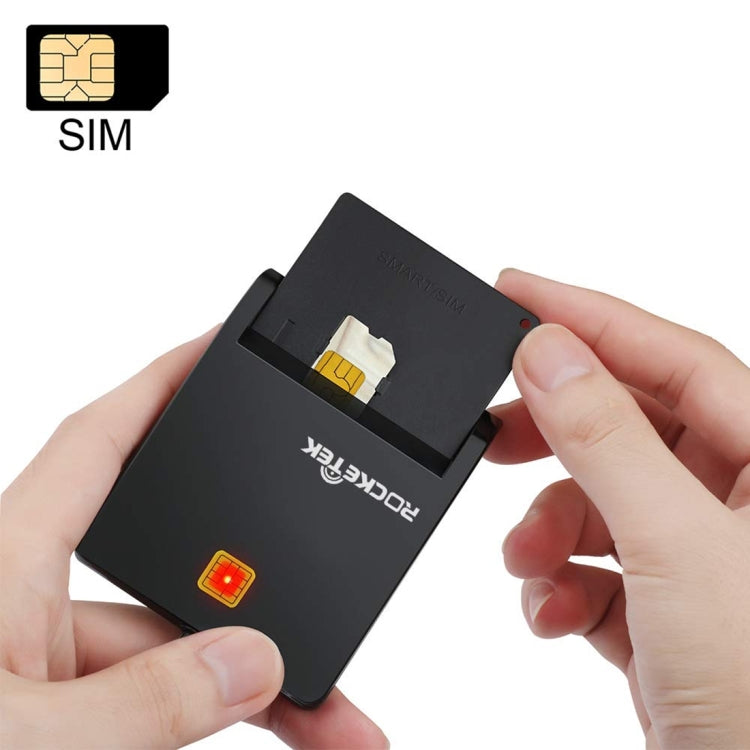 ROCKETEK SCR1-C CAC ID SIM Chip Smart Card Reader, SCR1-C