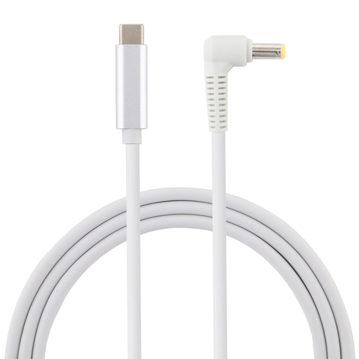 USB-C / Type-C to 5.5 x 2.5mm Laptop Power Charging Cable, Cable Length: about 1.5m, Type-C to 5.5 x 2.5mm(Elbow)