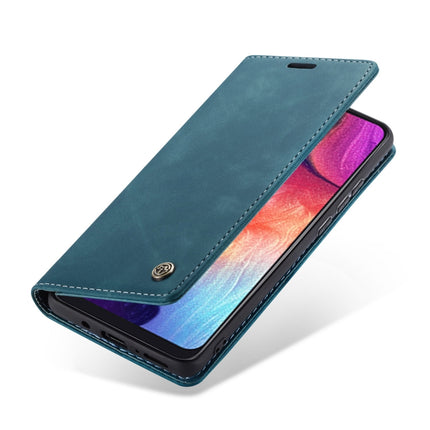 CaseMe-013 Multifunctional Retro Frosted Horizontal Flip Leather Case for Galaxy A30S / A50S / A50, with Card Slot & Holder & Zipper Wallet & Photo Frame, For Galaxy A50