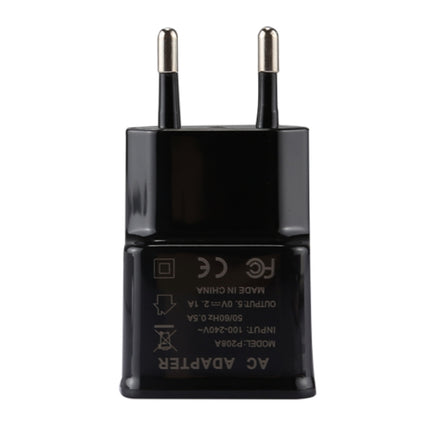 5V 2.1A Intelligent Identification USB Charger with 1m USB to USB-C / Type-C Charging Cable, EU Plug