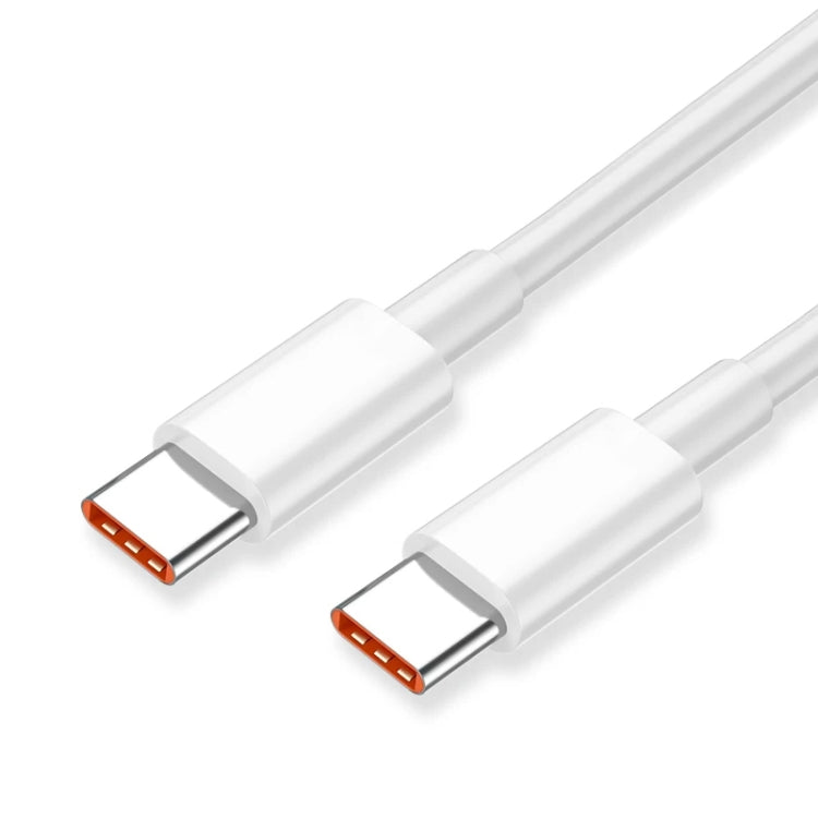 Cable de datos de carga rápida USB-C/Tipo-C a USB-C/Tipo-C original Xiaomi 6A, longitud: 1 m, longitud 6A: 1 m