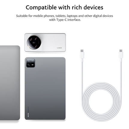 Original Xiaomi 6A USB-C / Typ-C auf USB-C / Typ-C Schnellladedatenkabel, Länge: 1m, 6A Länge: 1m