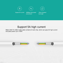 Original Xiaomi ZMI Type-C / USB-C to USB-C Charging Cable, Length: 1.5m