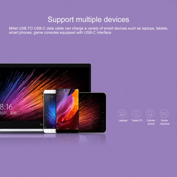 Original Xiaomi ZMI Type-C / USB-C to USB-C Charging Cable, Length: 1.5m