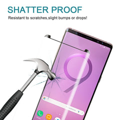 Case Friendly  Edge Glue Tempered Glass Film for Galaxy Note 9, For Galaxy Note 9（1 PC）