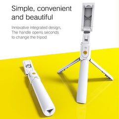 K07 Bluetooth 4.0 Mobile Phone Adjustable Bluetooth Selfie Stick Self-timer Pole Tripod