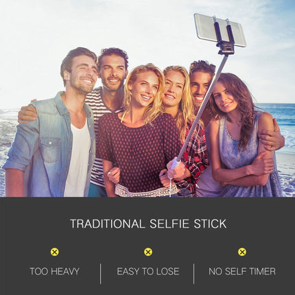 K07 Bluetooth 4.0 Handy Einstellbare Bluetooth Selfie Stick Selbstauslöser Pole Stativ