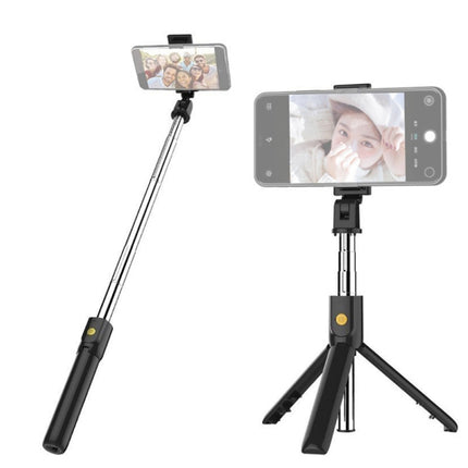 K07 Bluetooth 4.0 Handy Einstellbare Bluetooth Selfie Stick Selbstauslöser Pole Stativ