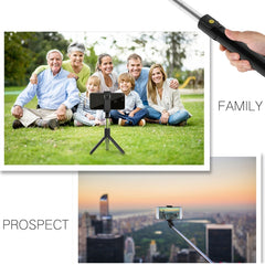 K07 Bluetooth 4.0 Mobile Phone Adjustable Bluetooth Selfie Stick Self-timer Pole Tripod