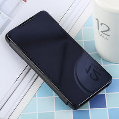 PU Electroplating Mirror Horizontal Flip Leather Case for Galaxy S10, with Holder, For Galaxy S10