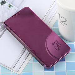 PU Electroplating Mirror Horizontal Flip Leather Case for Galaxy S10, with Holder, For Galaxy S10