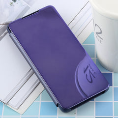 PU Electroplating Mirror Horizontal Flip Leather Case for Galaxy S10, with Holder, For Galaxy S10