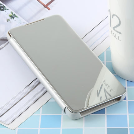 Estuche de cuero con tapa horizontal con espejo galvanizado de PU para Galaxy S10, con soporte, para Galaxy S10
