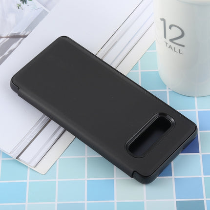 PU Electroplating Mirror Horizontal Flip Leather Case for Galaxy S10 Plus, with Holder, For Galaxy S10 Plus