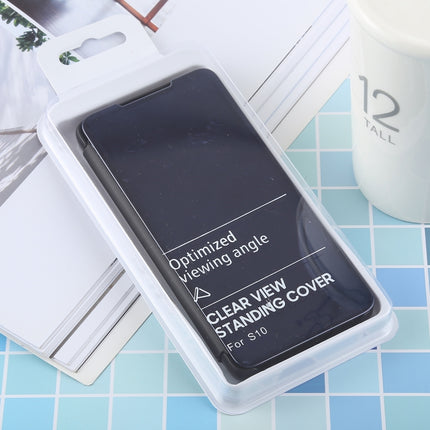 PU Electroplating Mirror Horizontal Flip Leather Case for Galaxy S10 Plus, with Holder, For Galaxy S10 Plus