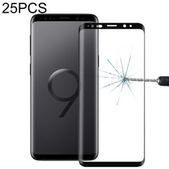 25 PCS For Galaxy S9 0.33mm 9H Surface Hardness 3D Curved Edge Anti-scratch Full Screen HD Fully Adhesive Glass Screen Protector