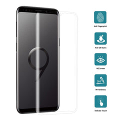 25 PCS For Galaxy S9 Plus 9H Surface Hardness 3D Curved Edge Anti-scratch Full Screen HD Tempered Glass Screen Protector