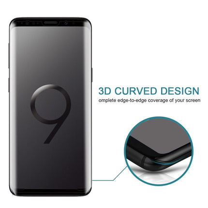 25 PCS For Galaxy S9 Plus 9H Surface Hardness 3D Curved Edge Anti-scratch Full Screen HD Tempered Glass Screen Protector