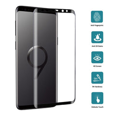 25 PCS For Galaxy S9 9H Surface Hardness 3D Curved Edge Anti-scratch Full Screen HD Tempered Glass Screen Protector
