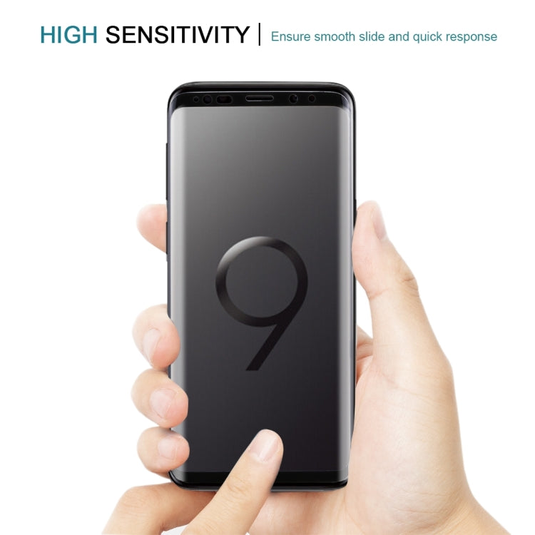 25 PCS For Galaxy S9 9H Surface Hardness 3D Curved Edge Anti-scratch Full Screen HD Tempered Glass Screen Protector