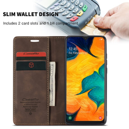 CaseMe-013 Multifunctional Retro Frosted Horizontal Flip Leather Case for Galaxy A40, with Card Slot & Holder & Wallet, For Galaxy A40