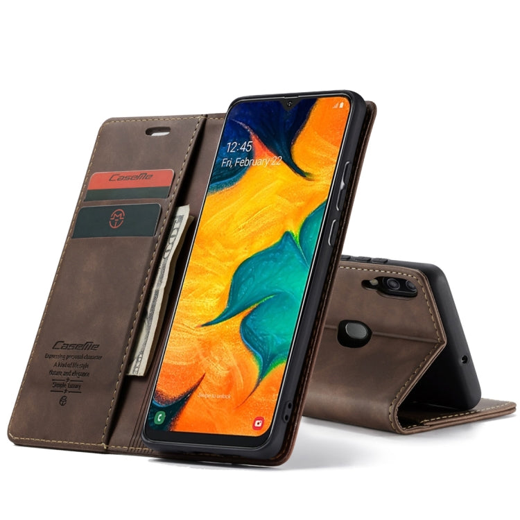 CaseMe-013 Multifunctional Retro Frosted Horizontal Flip Leather Case for Galaxy A40, with Card Slot & Holder & Wallet, For Galaxy A40