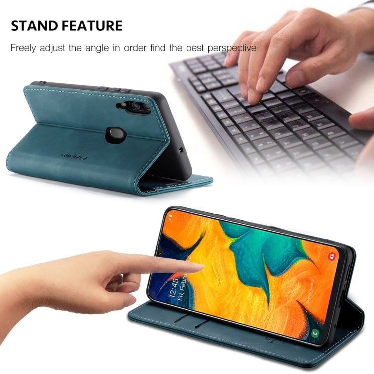 CaseMe-013 Multifunctional Retro Frosted Horizontal Flip Leather Case for Galaxy A40, with Card Slot & Holder & Wallet, For Galaxy A40