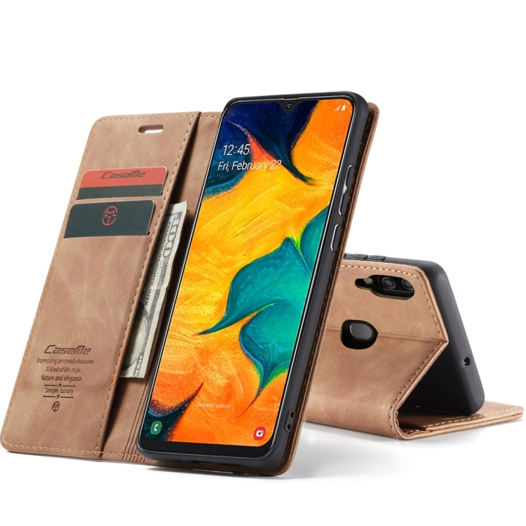 CaseMe-013 Multifunctional Retro Frosted Horizontal Flip Leather Case for Galaxy A40, with Card Slot & Holder & Wallet, For Galaxy A40