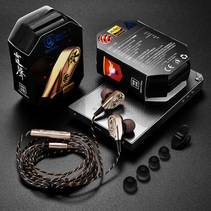QKZ CK8 HiFi In-ear Four Unit Sports Music Headphones