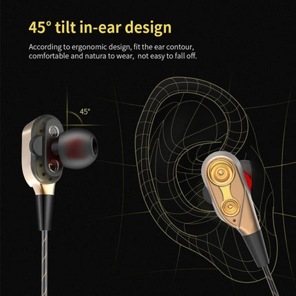 QKZ CK8 HiFi In-ear Four Unit Sports Music Headphones
