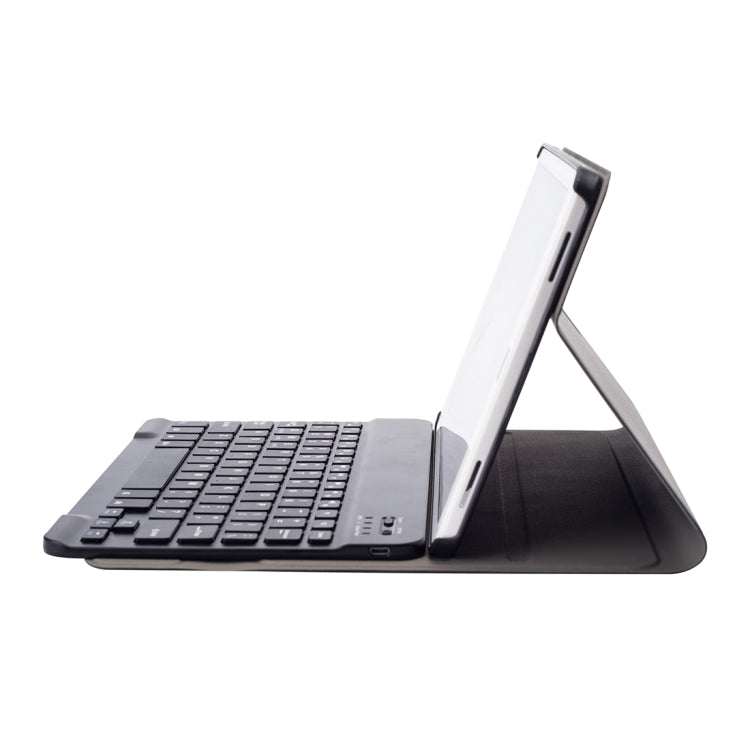 DY580 For Galaxy Tab A 10.1 T580 / T585 Detachable Plastic Bluetooth Keyboard Leather Tablet Case with Holder