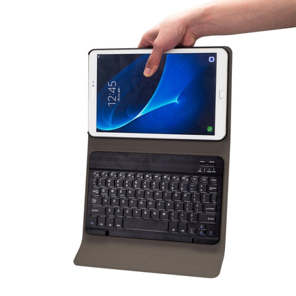 DY580 For Galaxy Tab A 10.1 T580 / T585 Detachable Plastic Bluetooth Keyboard Leather Tablet Case with Holder