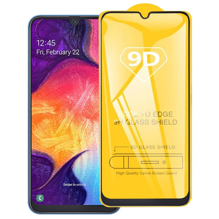 For Galaxy A10s 9D Full Glue Full Screen Tempered Glass Film, For Galaxy A10s