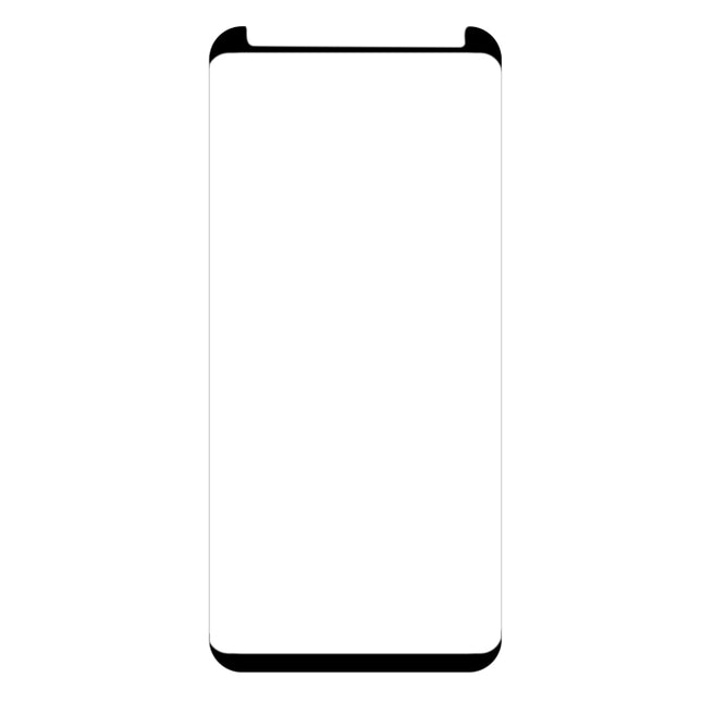 Case Friendly Screen Curved Tempered Glass Film For Galaxy S8 / G950, For Galaxy S8 Black Frame, Galaxy S8 3D