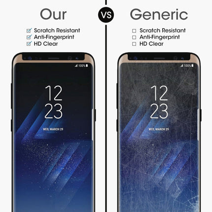 For Galaxy S8+ / G955 0.26mm 9H Surface Hardness 3D Explosion-proof Non-full Screen Curved Case Friendly Tempered Glass Film, For S8+ / G955, Galaxy S8+, For Galaxy S8+ / G955, For Galaxy S8+ / G955 Black Frame
