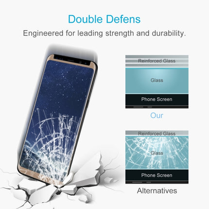 For Galaxy S8+ / G955 0.26mm 9H Surface Hardness 3D Explosion-proof Non-full Screen Curved Case Friendly Tempered Glass Film, For S8+ / G955, Galaxy S8+, For Galaxy S8+ / G955, For Galaxy S8+ / G955 Black Frame