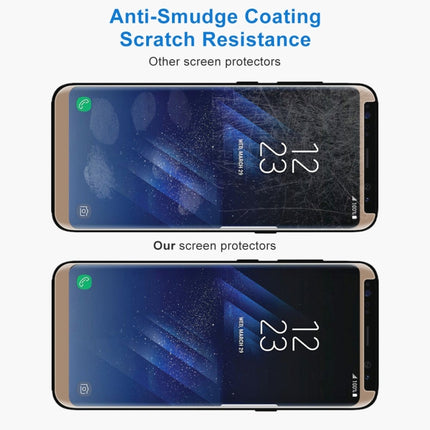 For Galaxy S8+ / G955 0.26mm 9H Surface Hardness 3D Explosion-proof Non-full Screen Curved Case Friendly Tempered Glass Film, For S8+ / G955, Galaxy S8+, For Galaxy S8+ / G955, For Galaxy S8+ / G955 Black Frame