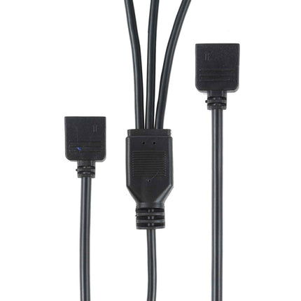 3 Pin 5V 1 to 3 Motherboard AURA RGB PC Cooling Extension Cable for Asus, 1 to 3