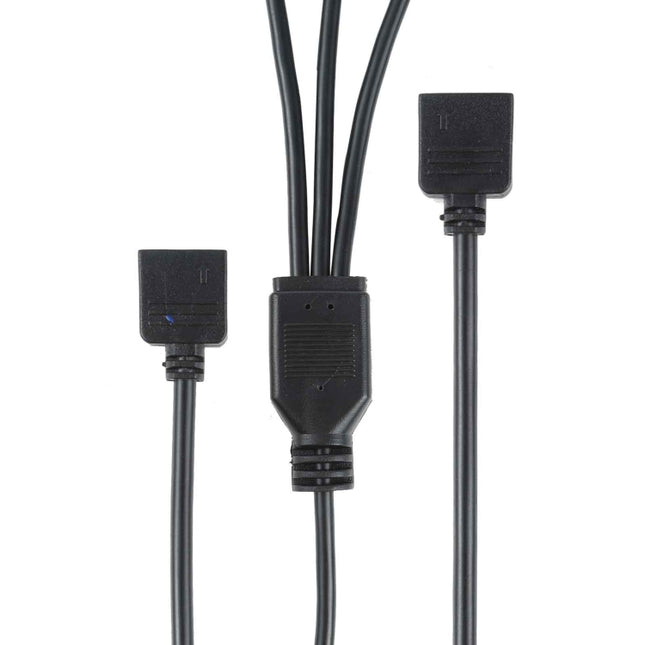3 Pin 5V 1 to 3 Motherboard AURA RGB PC Cooling Extension Cable for Asus, 1 to 3
