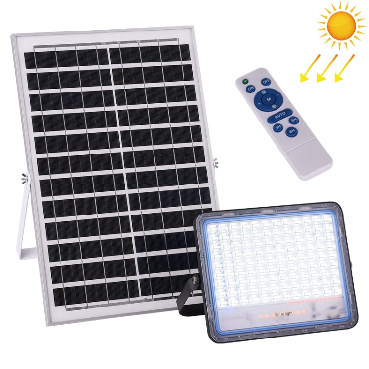 300W SMD 2835 216 LEDs Solar Powered Timing LED Flood Light with Remote Control, 300W