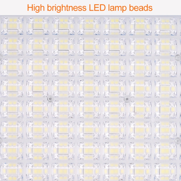 300W SMD 2835 216 LEDs Solar Powered Timing LED Flood Light with Remote Control, 300W
