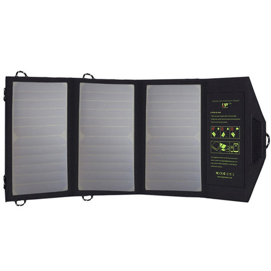 Cargador de teléfono portátil ALLPOWERS de 5 V y 21 W con carga solar y salida USB dual