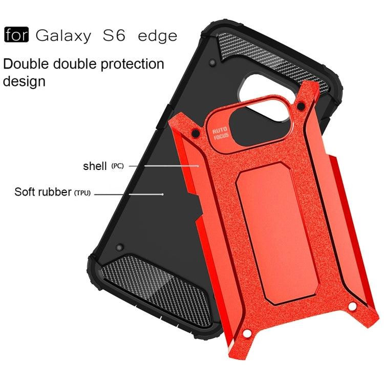 For Galaxy S6 Edge / G925 Tough Armor TPU + PC Combination Case